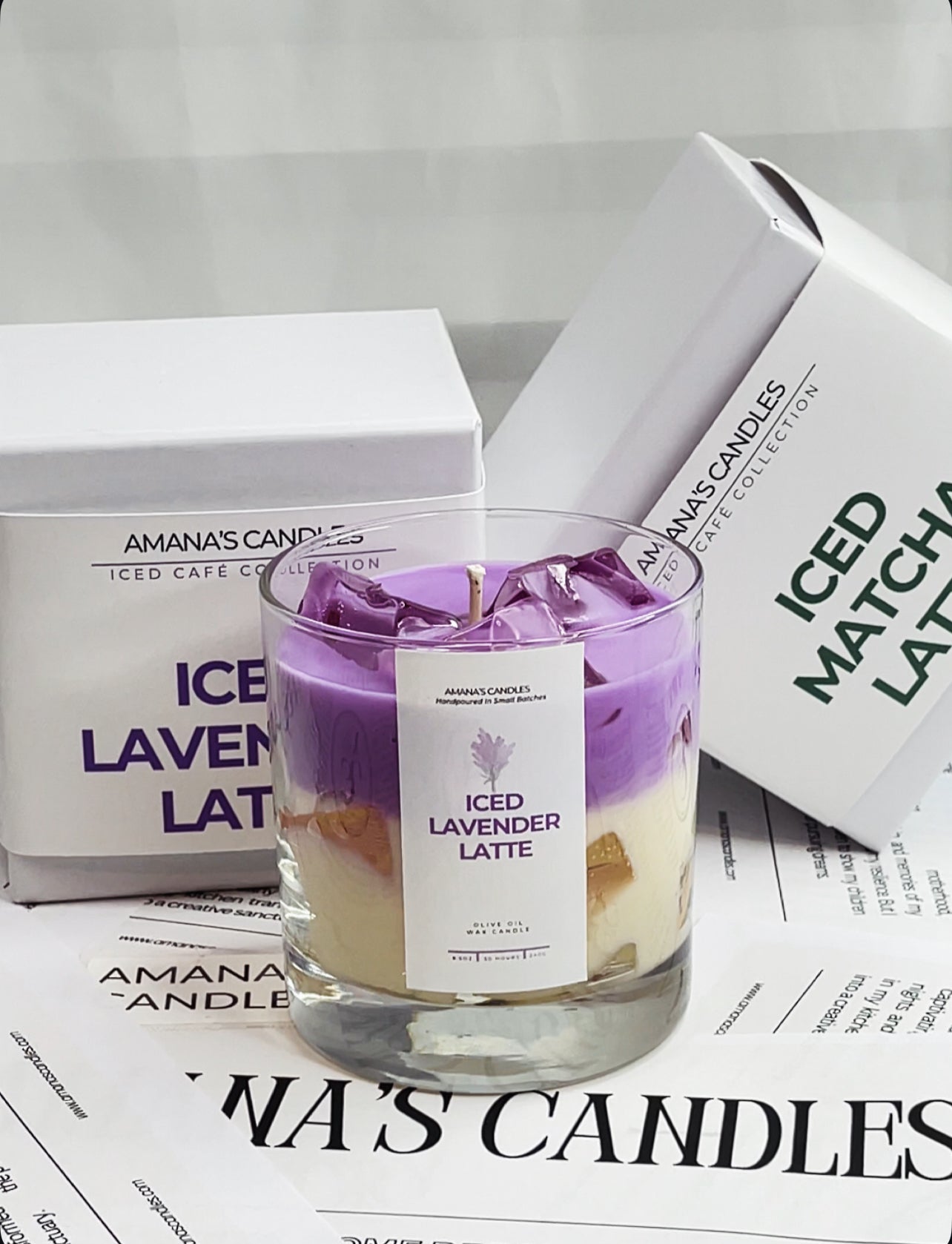 Iced Lavender Candle