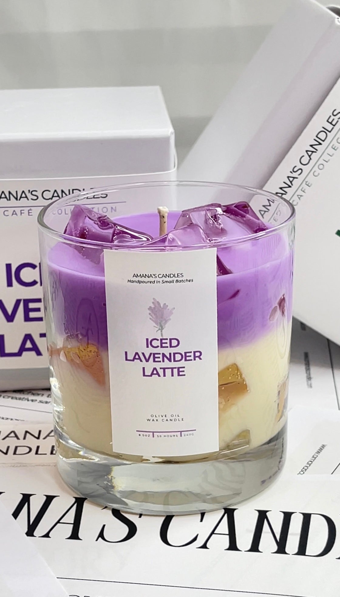 Iced Lavender Candle