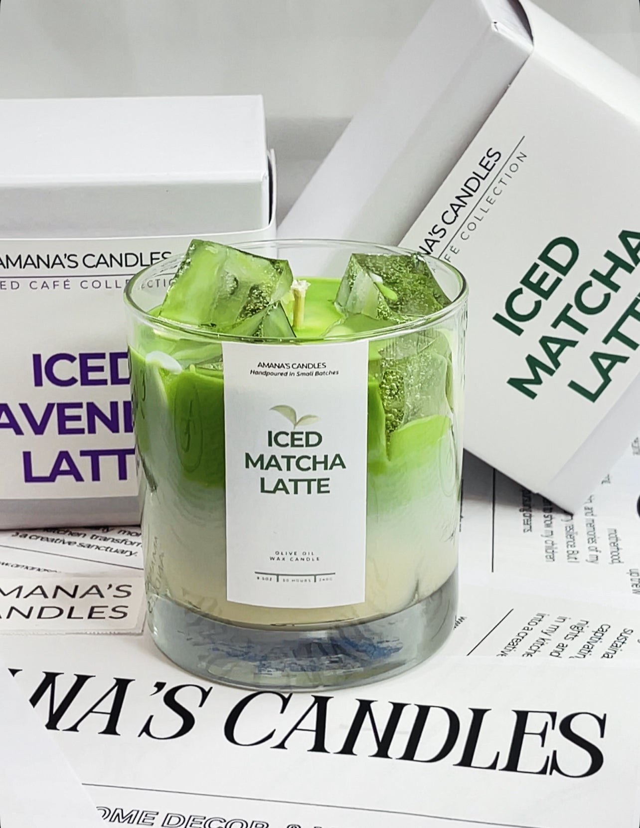 Iced Matcha Latte Candle