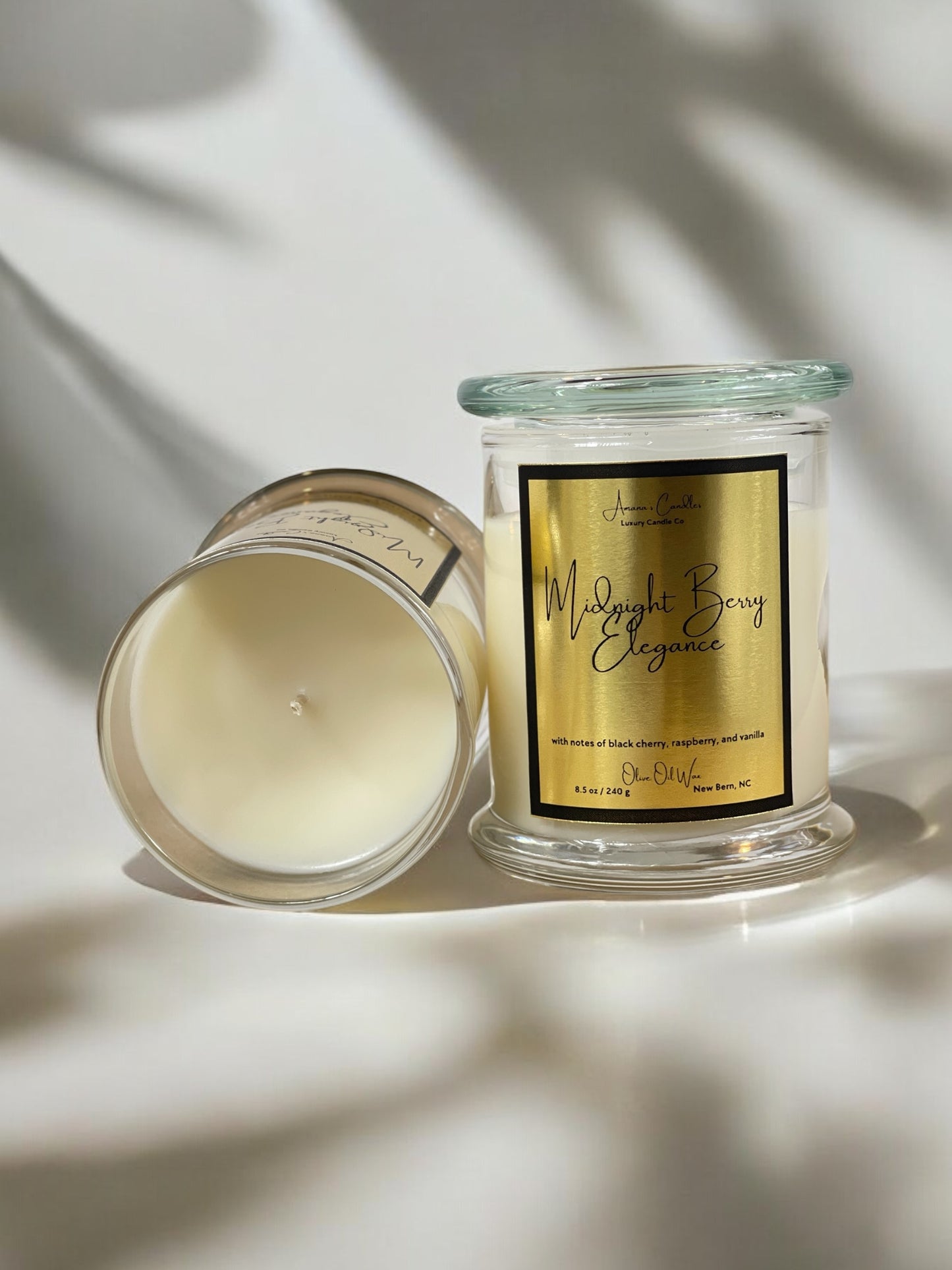 Midnight Berry Elegance Luxury Candle