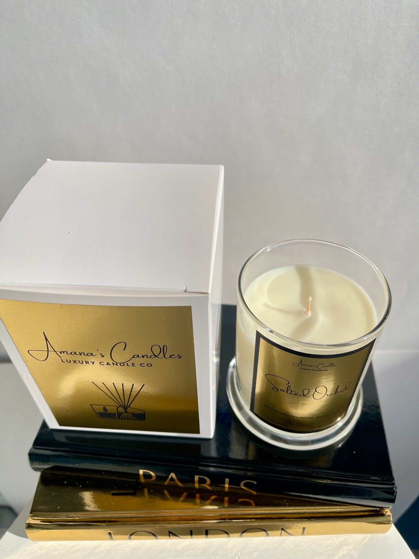 Salted Orchid Luxury Candle