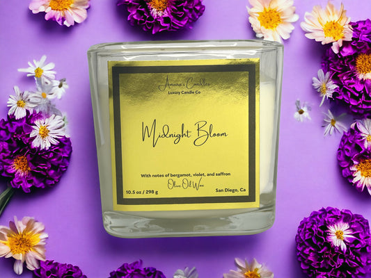 Midnight Bloom Luxury Candle