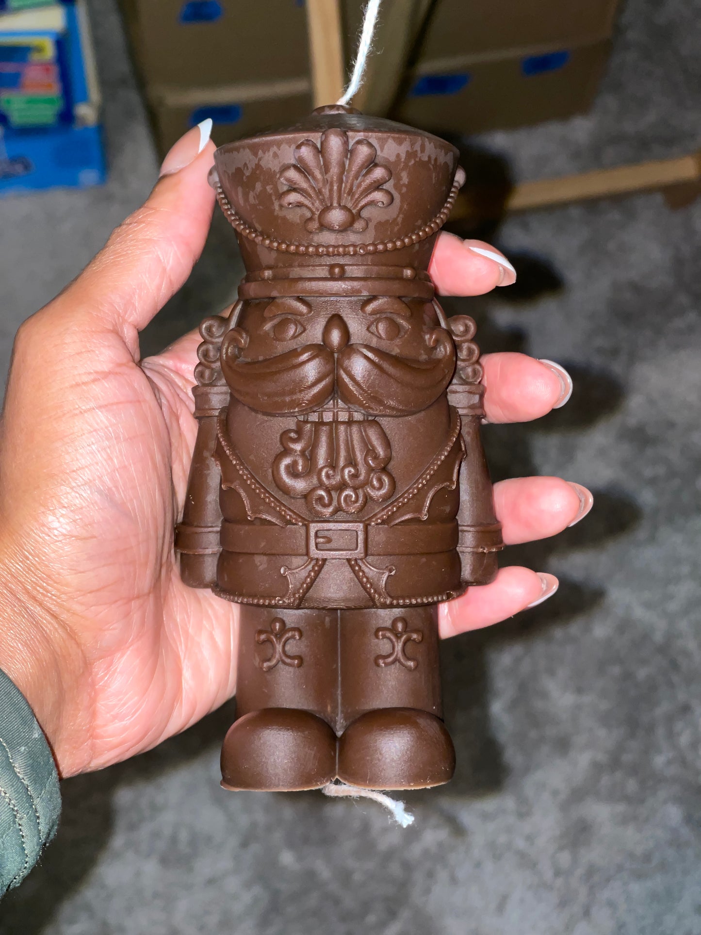 Nutcracker Pillar Candle