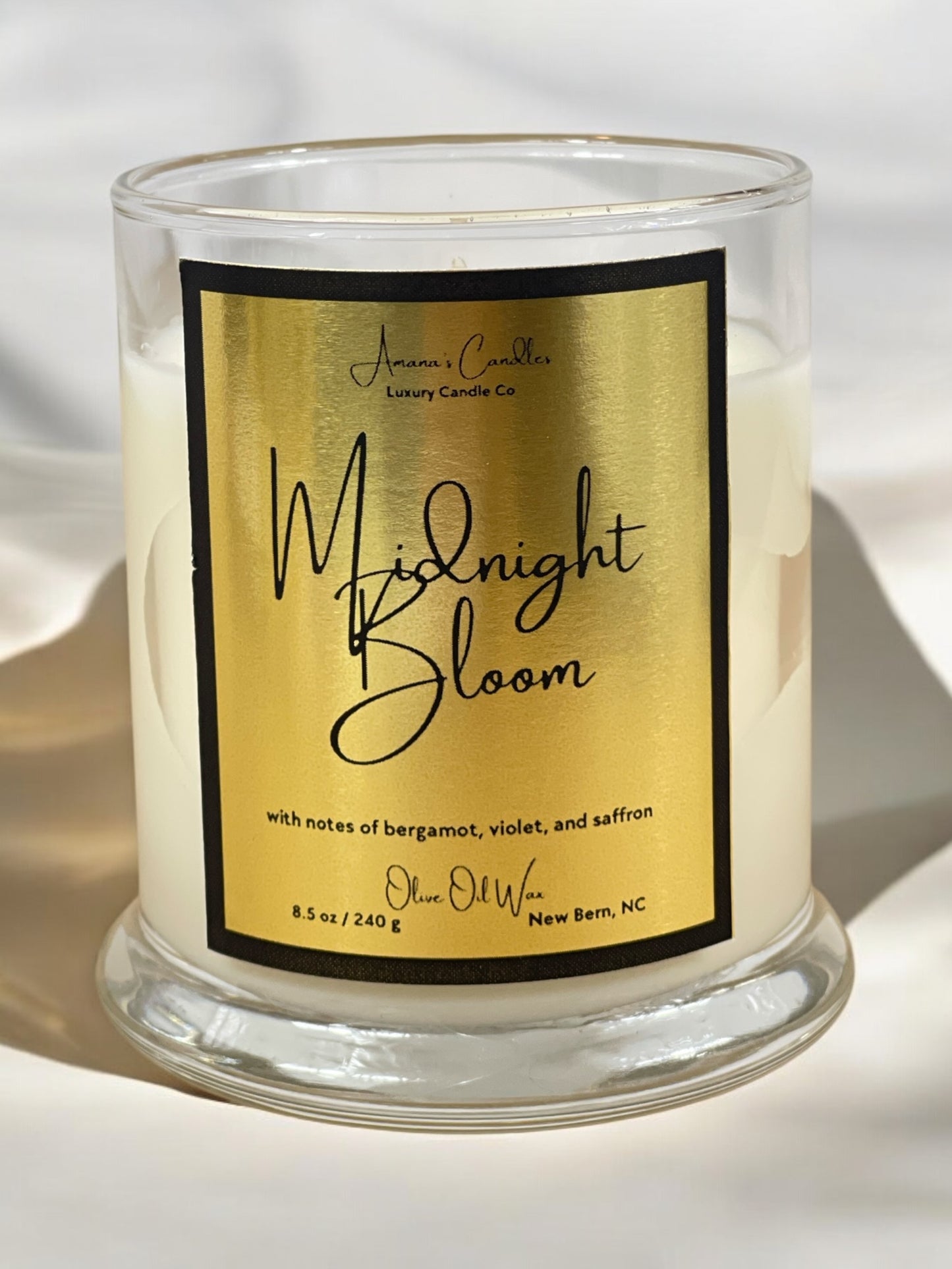 Midnight Bloom Luxury Candle