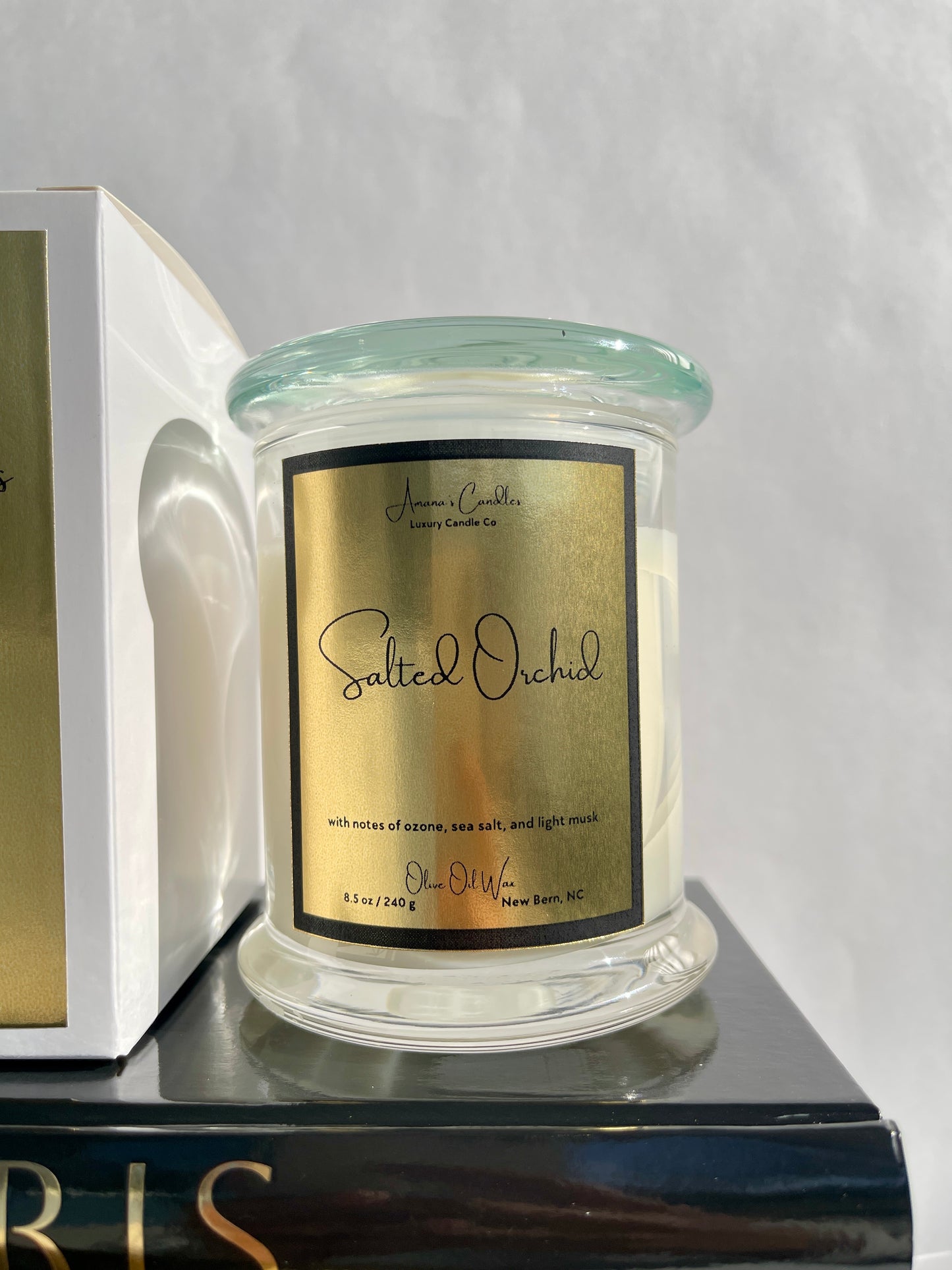 Salted Orchid Luxury Candle