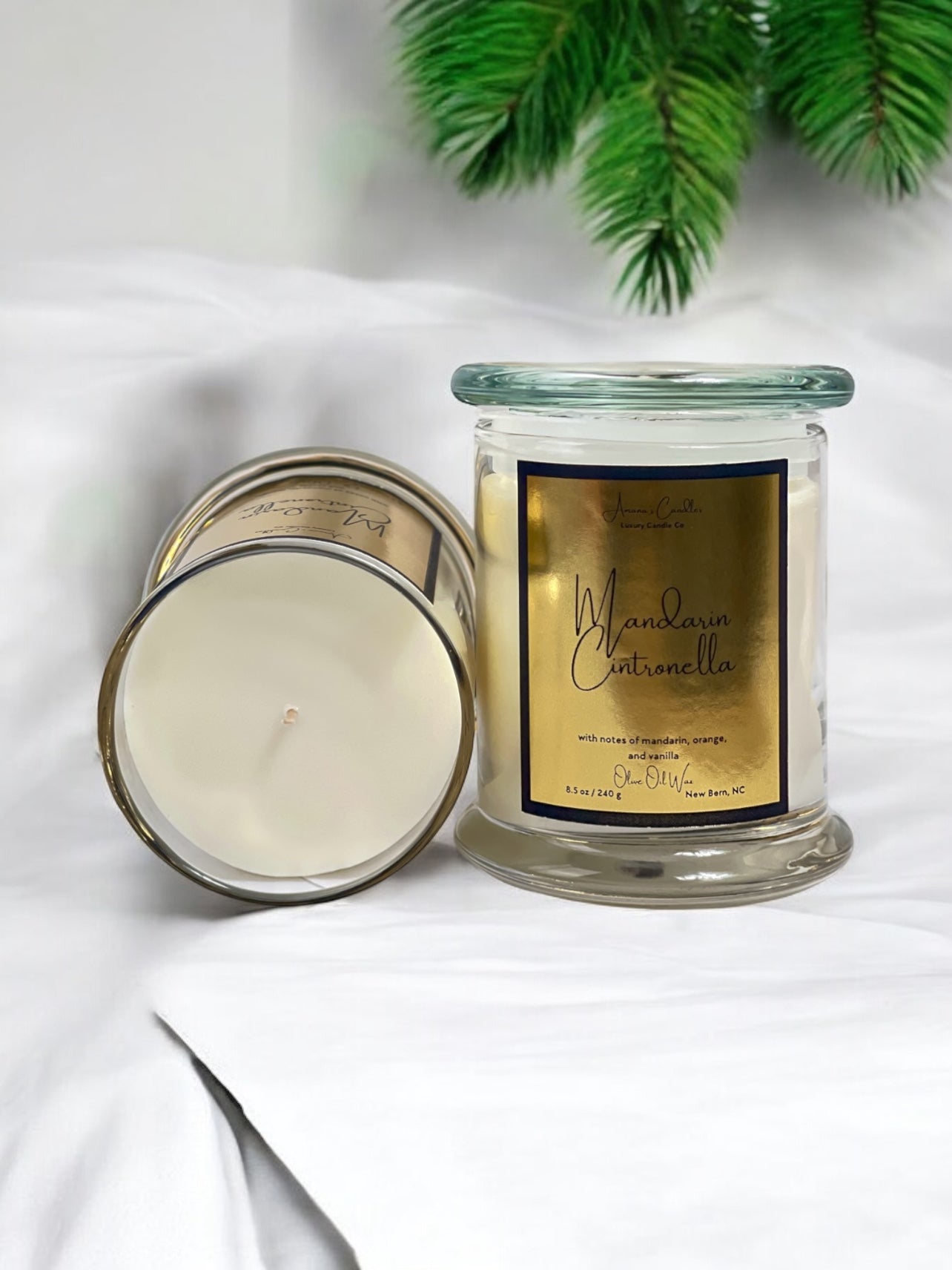 Mandarin Citronella Luxury Candle